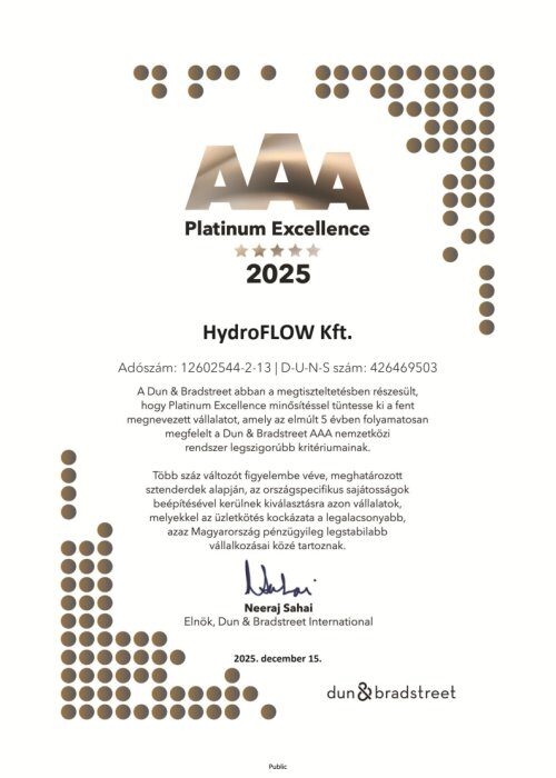 Kapcsolat 1 Bisnode Platina cégminősítő tanúsítvány